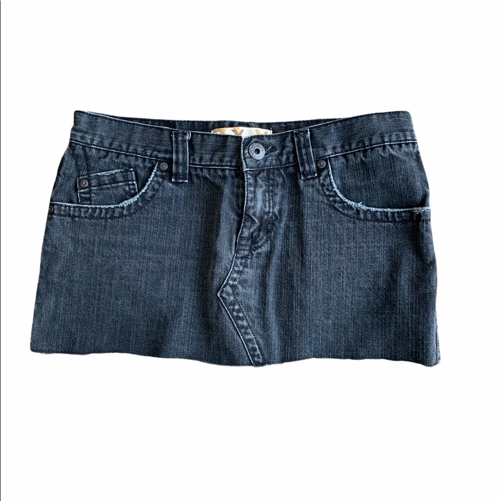 ROXY Denim Skirt Black